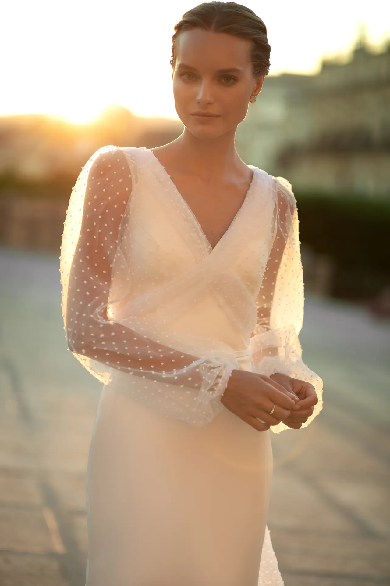 Brautkleid Irene Bolero von Nava Bride